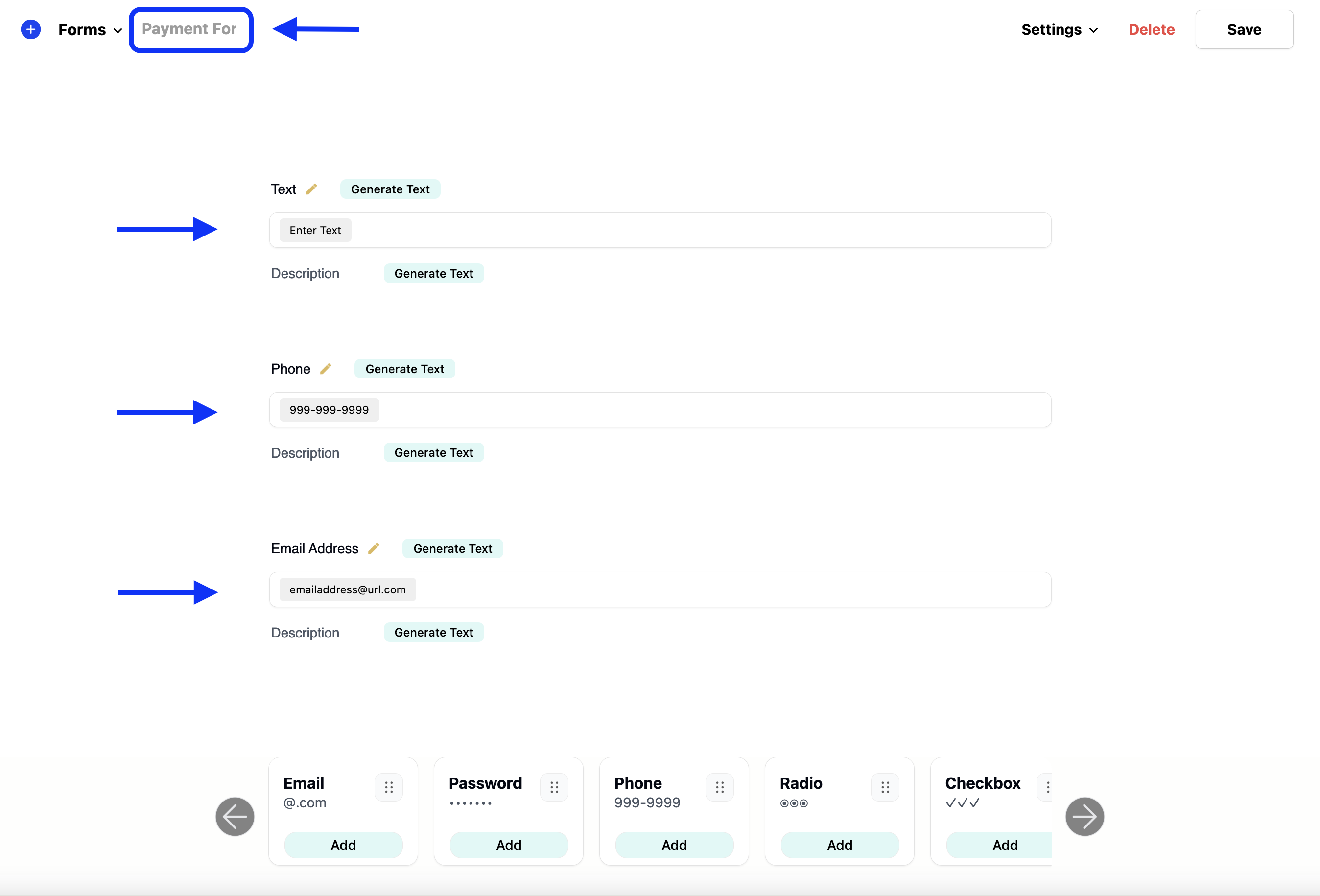 building our payment form with likeable forms form builder